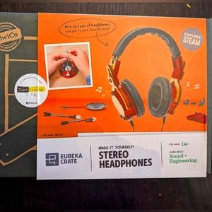 KiwiCo Eureka New In Box Make Your Own Headphones Kit